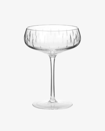 Louise Roe Crystal Champagne Coupe Clear